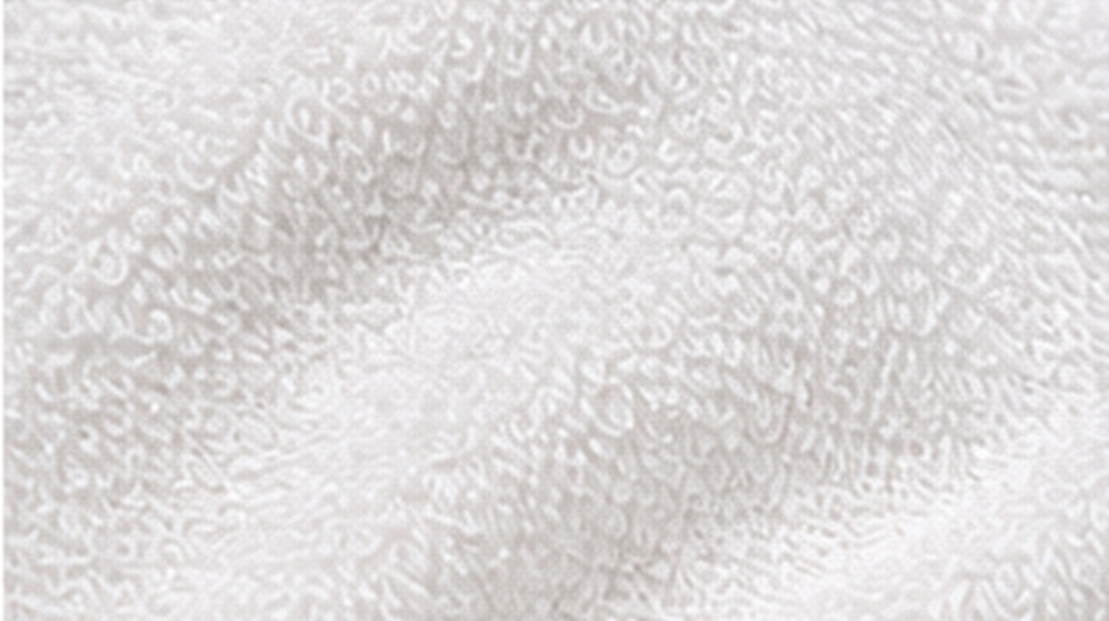 Microfiber Baby Terry white fabric texture