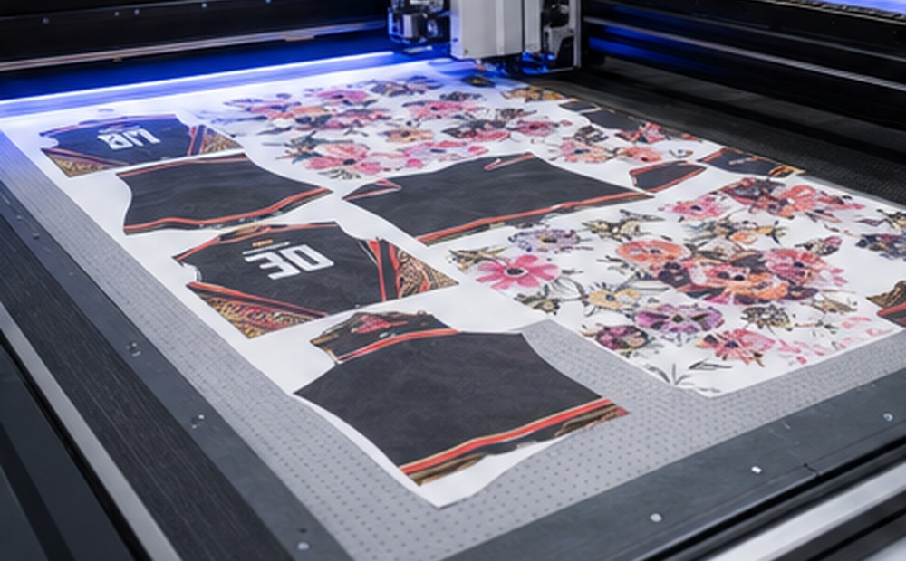 Sublimation process: Laser Cut