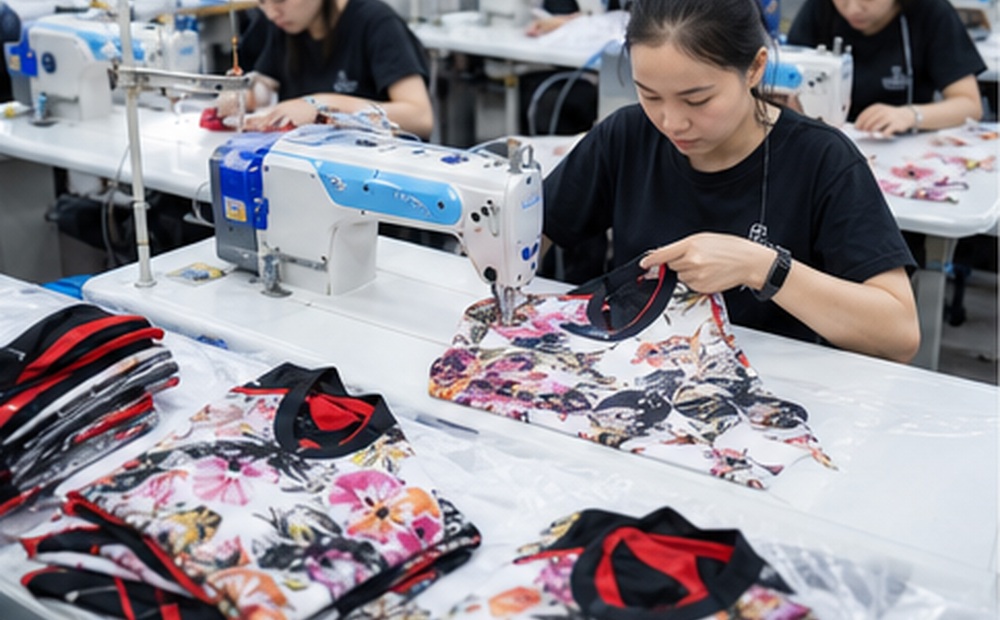 Sublimation process: Sewing QC