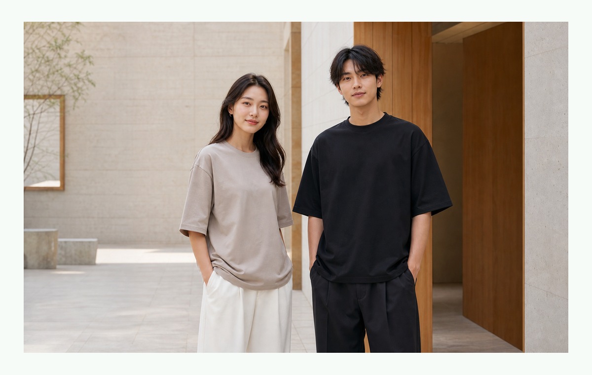 Oversized Cotton Roundneck Tee