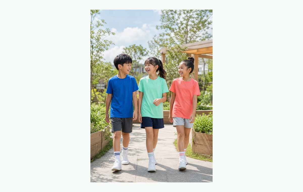 Kids Microfiber Roundneck