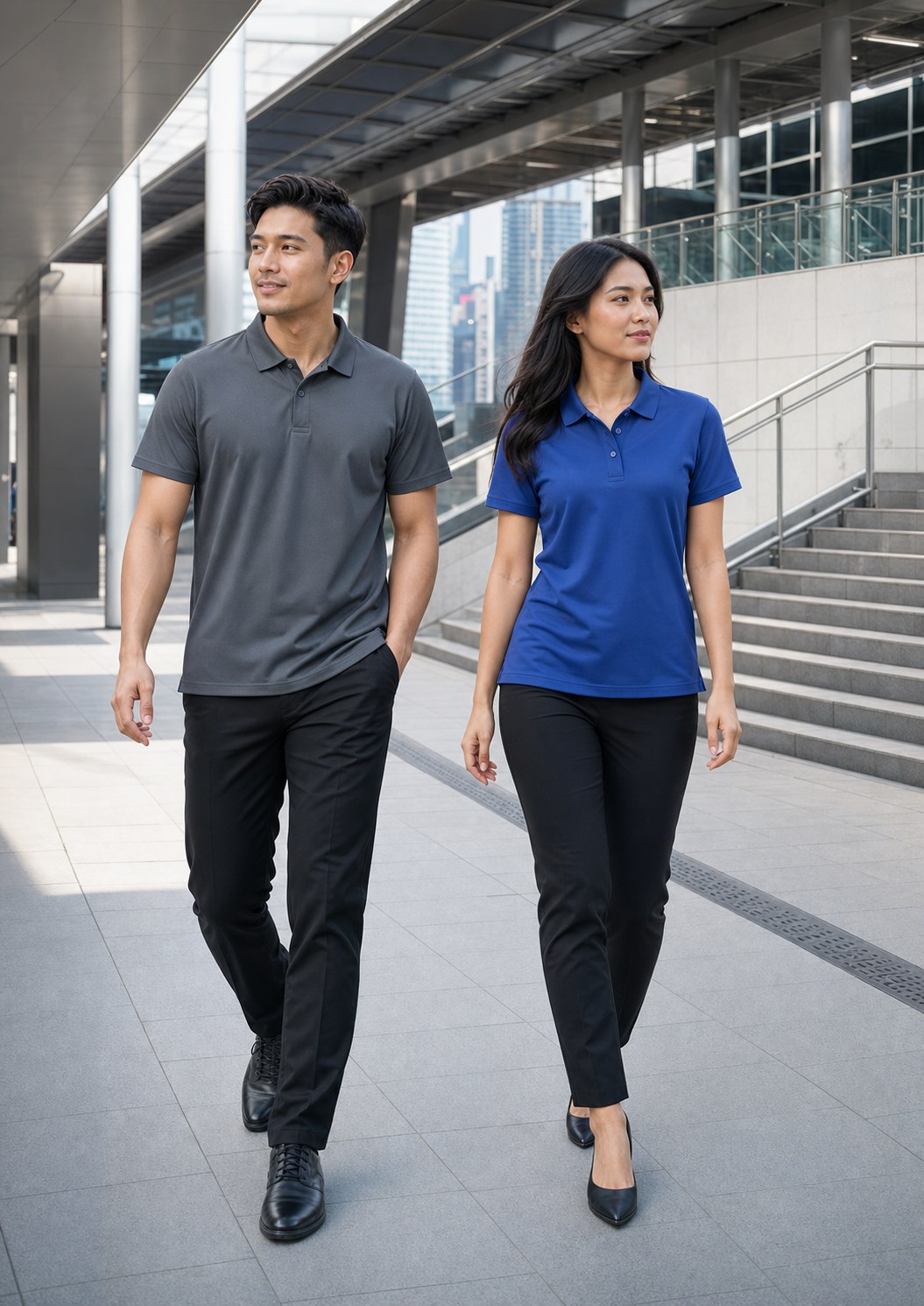 M2000 Microfiber Polo model photo