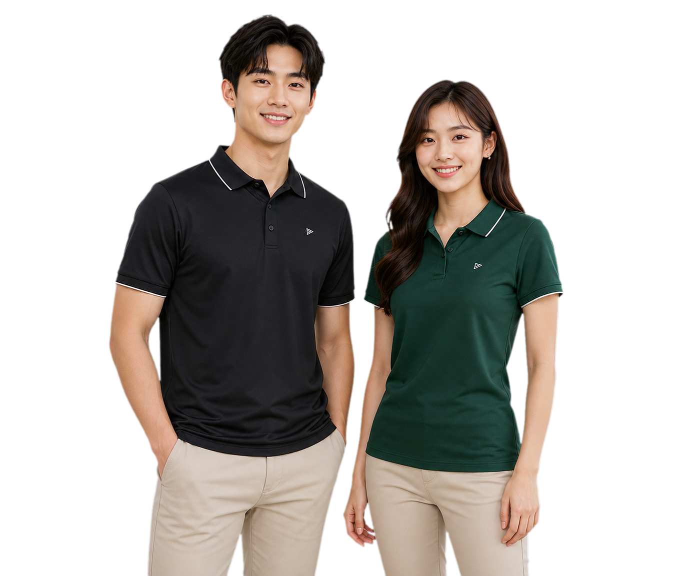 Young Print Wear Apparel corporate polo models